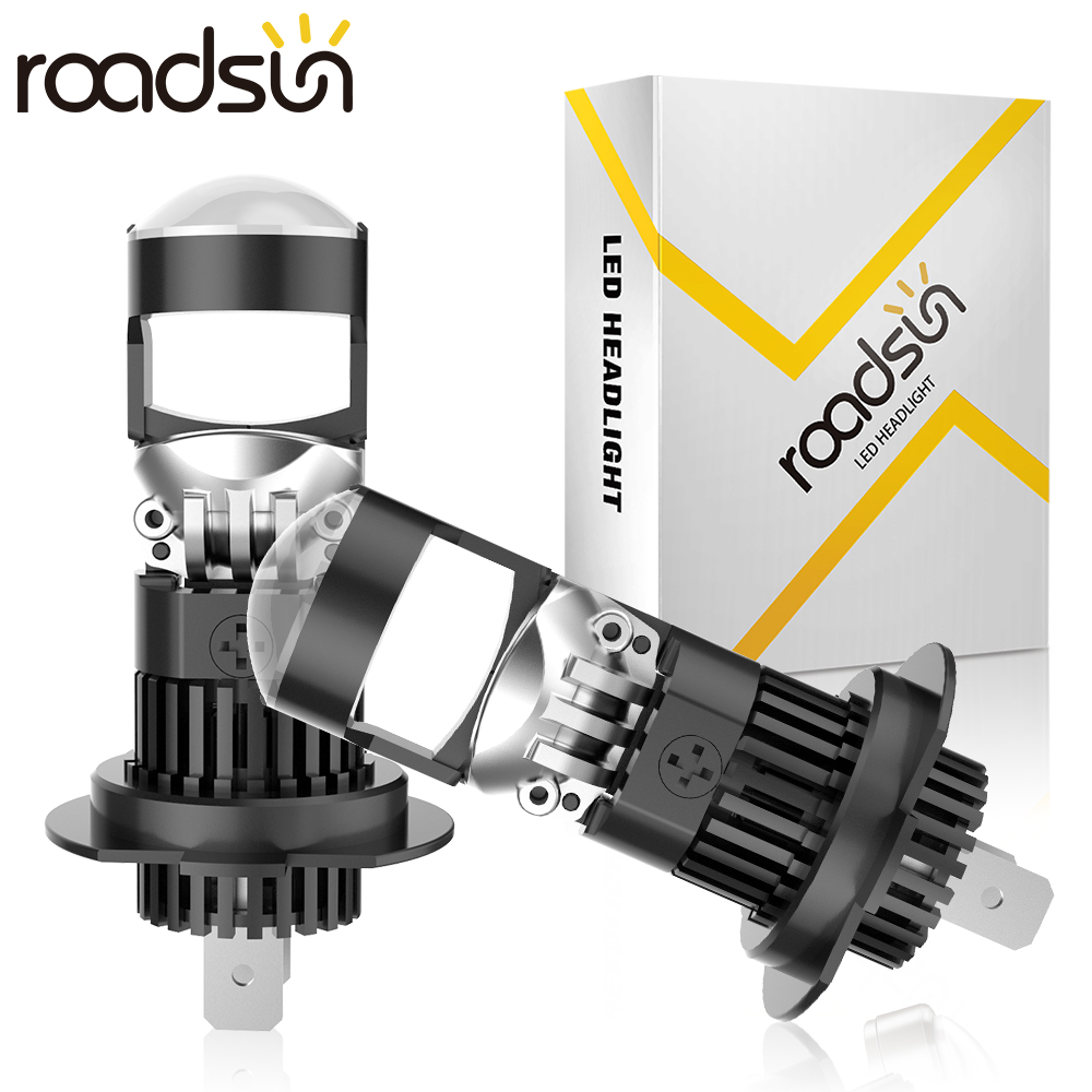 Universal Motorcycle Led Headlight Projector - Lâmpada Projetora LED H7 9005/HB3 9006/HB4