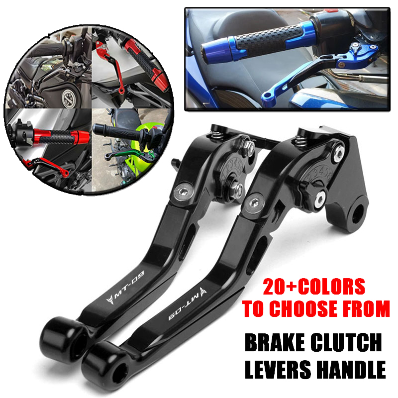 Cnc Aluminum Adjustable Brake Clutch Levers - Para yamaha MT-09 mt09 mt mt