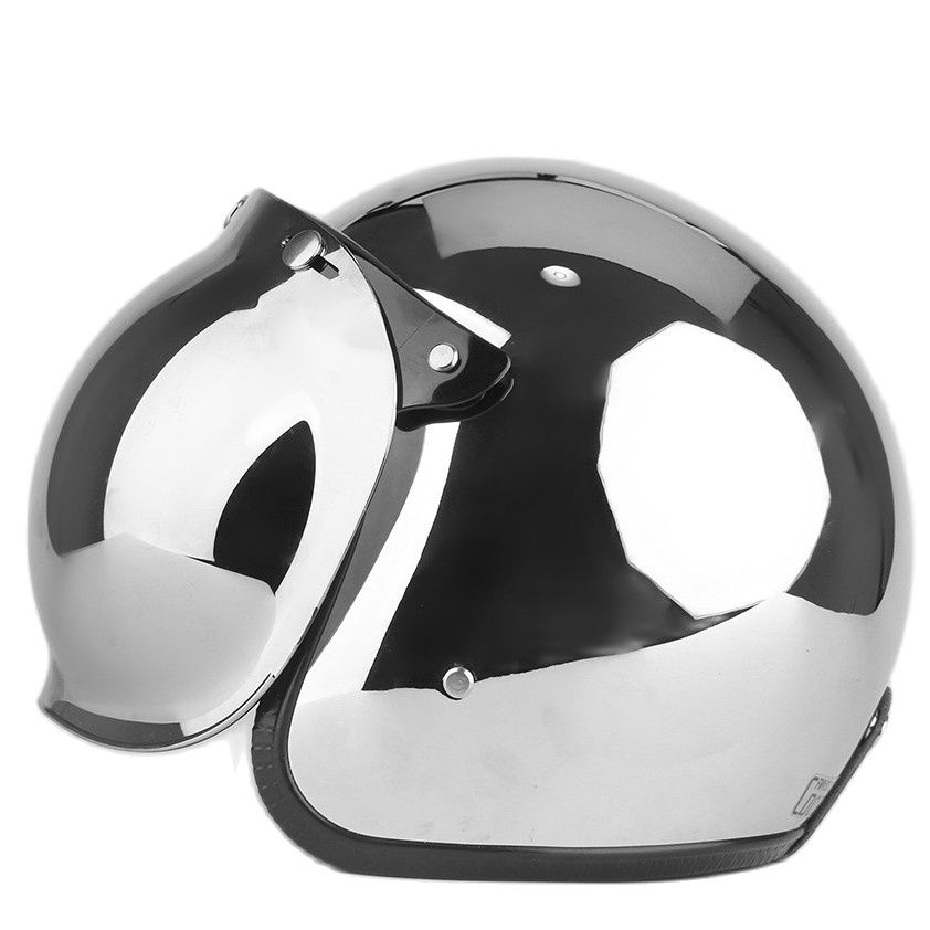 Vintage Open Face Retro Helmet - Aberto rosto capacete da motocicleta do
