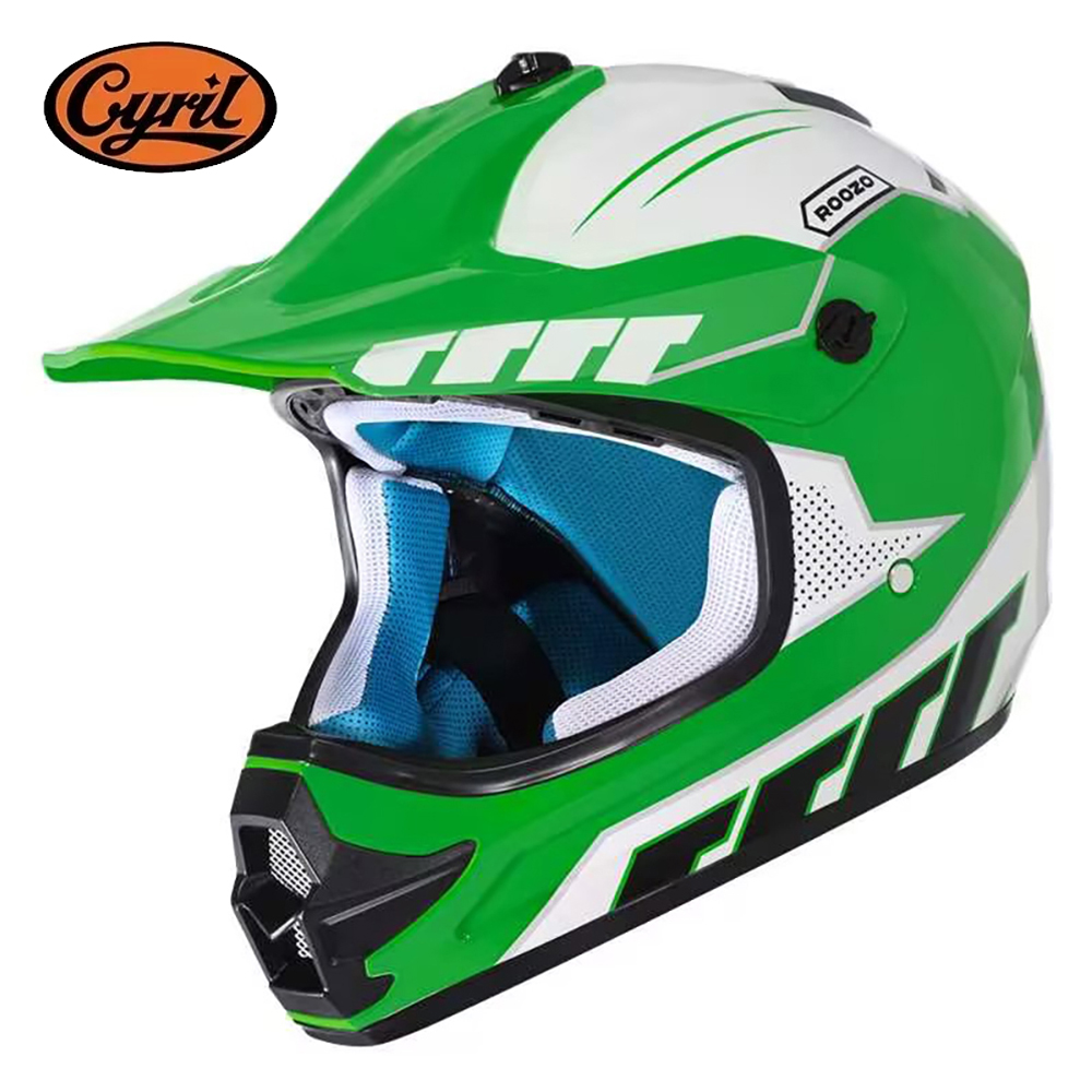 Off Road Motocross Helmet Goggles Set - Conjunto de Equipamentos de Motocross para