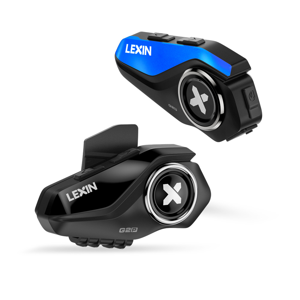 Full Face Motorcycle Helmet With Bluetooth - Intercomunicadores para capacetes de motocicleta Lexin