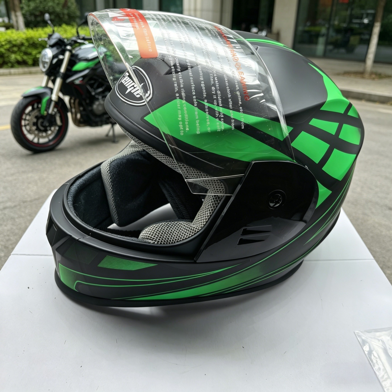 Capacete de Motocicleta Mascul - Dual Visor Motorcycle Racing Helmet avaliação e preço