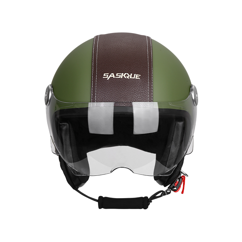Capacete de Motocicleta Vintag - Vintage Open Face Retro Helmet avaliação e preço