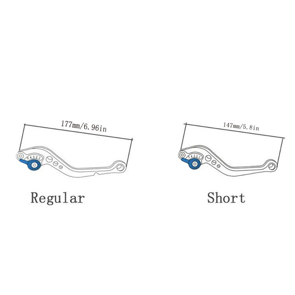 Para yamaha mt07 mt09 2014-202 - Cnc Aluminum Adjustable Brake Clutch Levers avaliação e preço