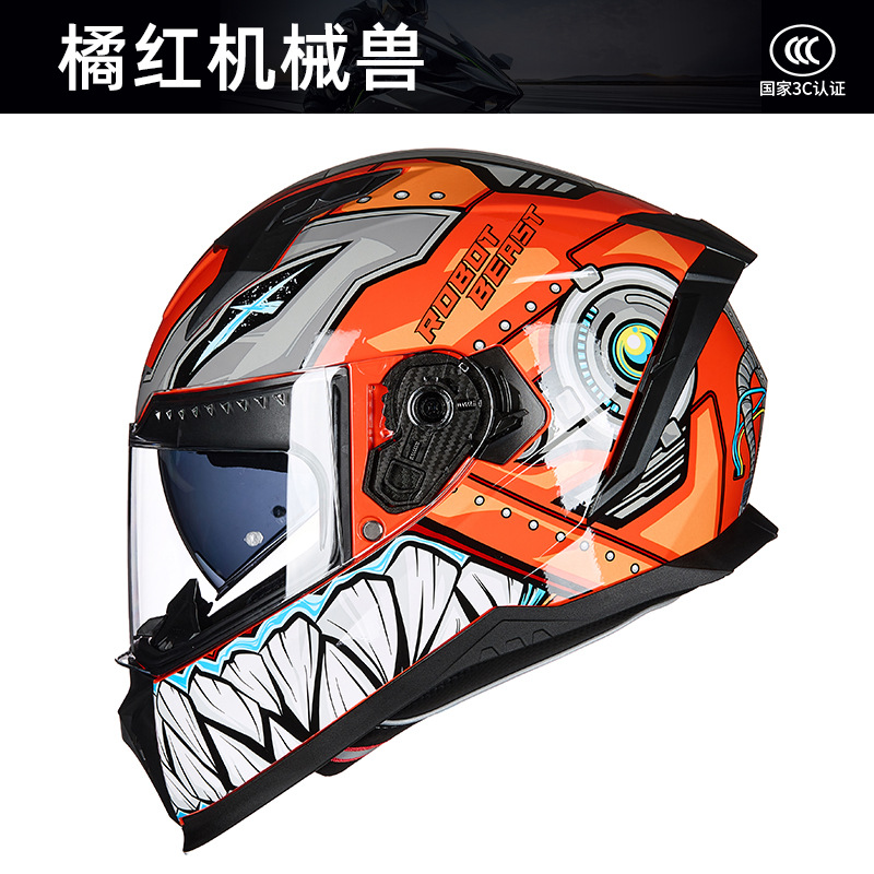 Capacete de Motocicleta GXT Fu - Full Face Motorcycle Helmet With Bluetooth avaliação e preço