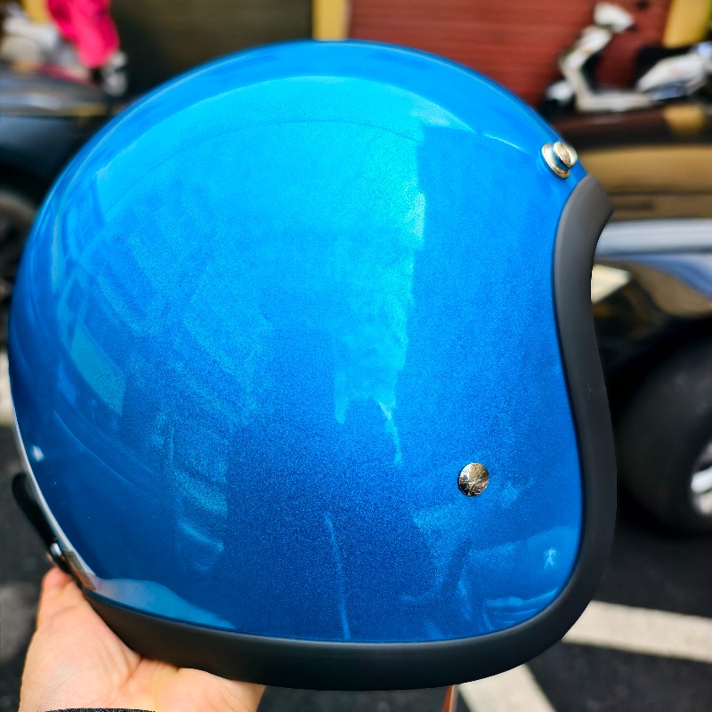 Capacete de motocicleta estilo - Vintage Open Face Retro Helmet avaliação e preço