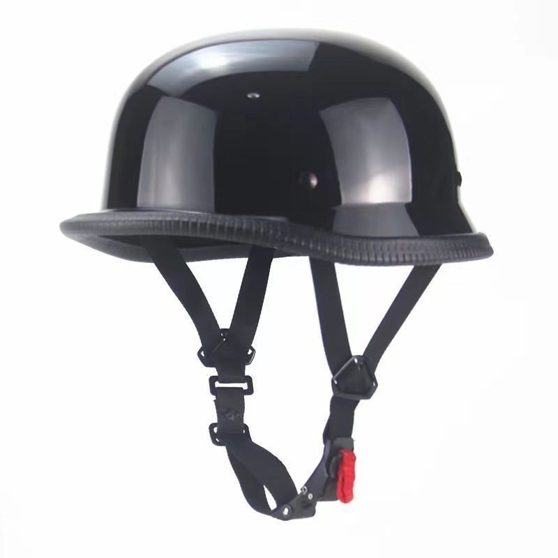 Capacete de motocicleta vintag - Vintage Open Face Retro Helmet avaliação e preço