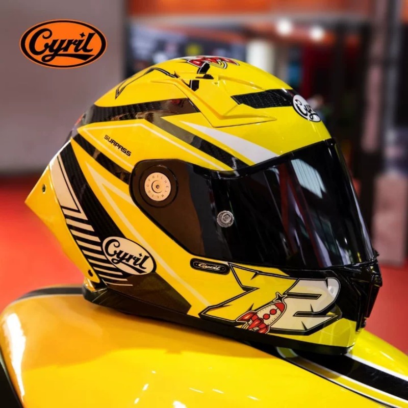 Capacete de Motocicleta CYRIL  - Carbon Fiber Lightweight Motorcycle Helmet avaliação e preço