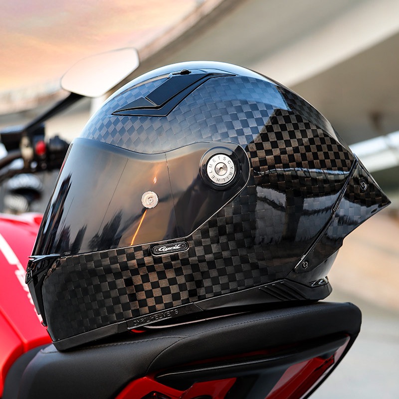 Capacete de Motocicleta CYRIL  - Carbon Fiber Lightweight Motorcycle Helmet avaliação e preço