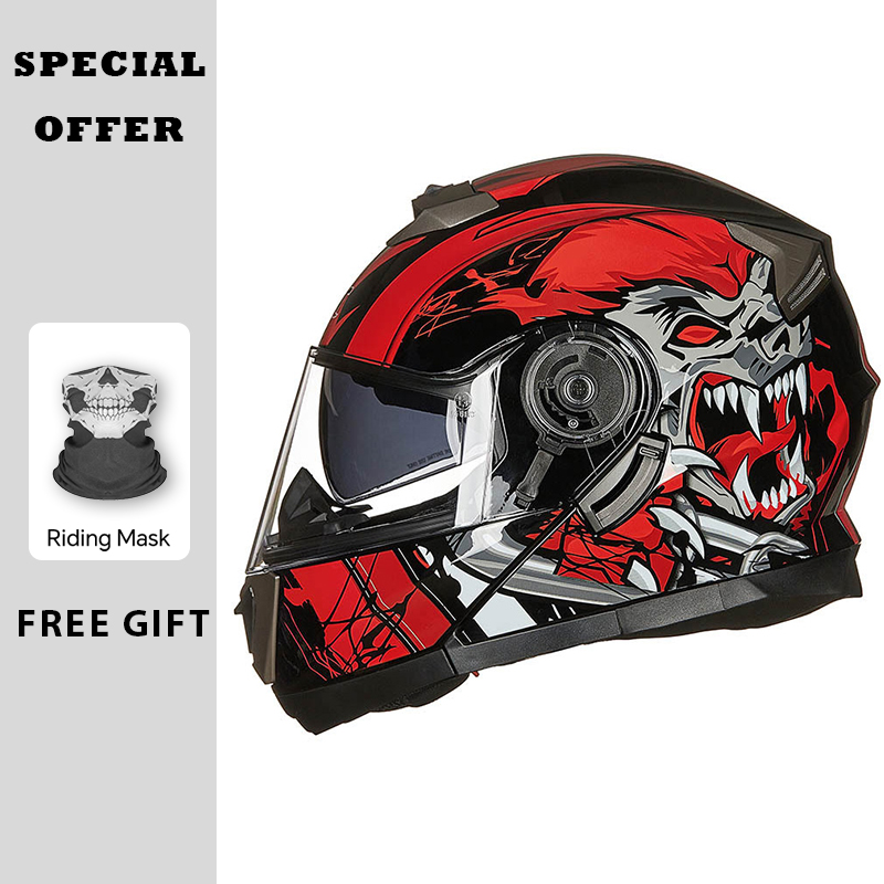 Capacetes de motocicleta modul - Modular Flip Up Motorcycle Helmet Dot Approved avaliação e preço
