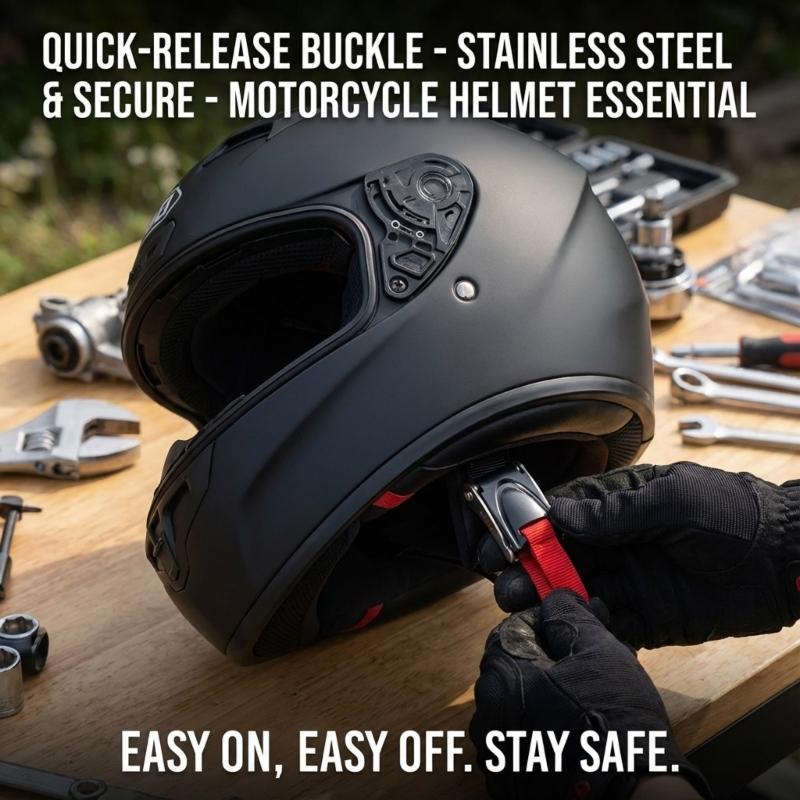 Os capacetes inoxidáveis ​​da  - Quick Release Buckle Motorcycle Helmet avaliação e preço
