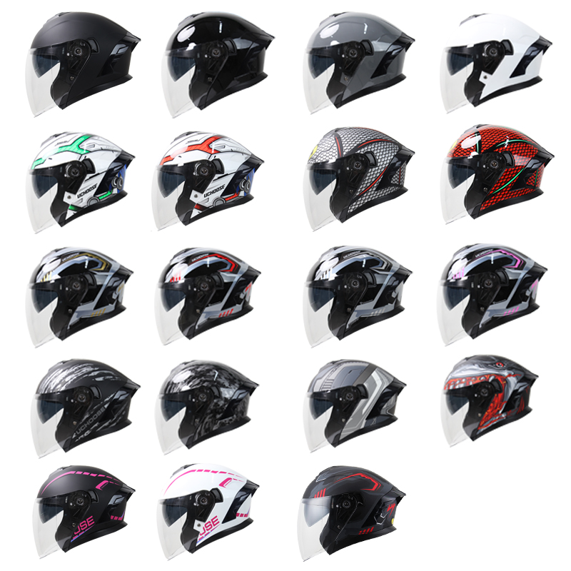 715 motocicleta dupla viseira  - Dual Visor Motorcycle Racing Helmet avaliação e preço