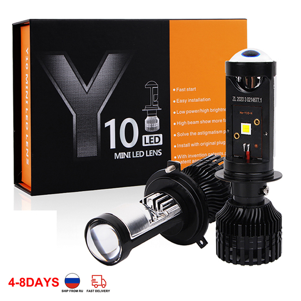 Farol de carro Mini projetor L - Universal Motorcycle Led Headlight Projector avaliação e preço