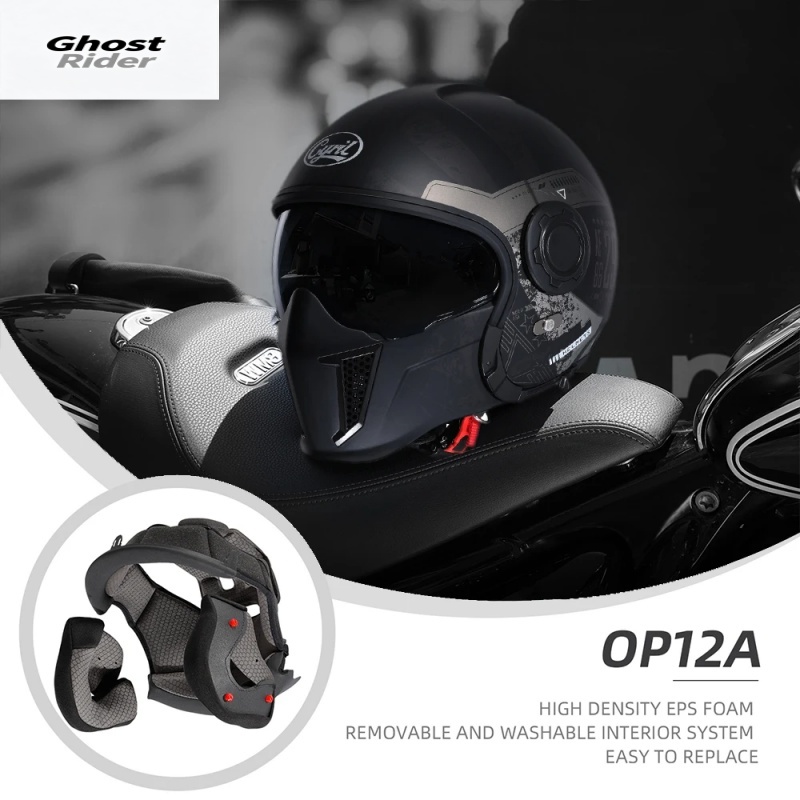 Capacete Modular OP12A para Mo - Quick Release Buckle Motorcycle Helmet avaliação e preço