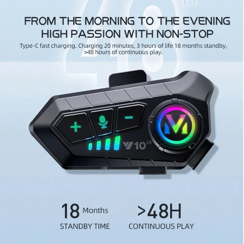 Y10 2X Bluetooth Capacete de M - Universal Motorcycle Helmet Intercom Headset avaliação e preço