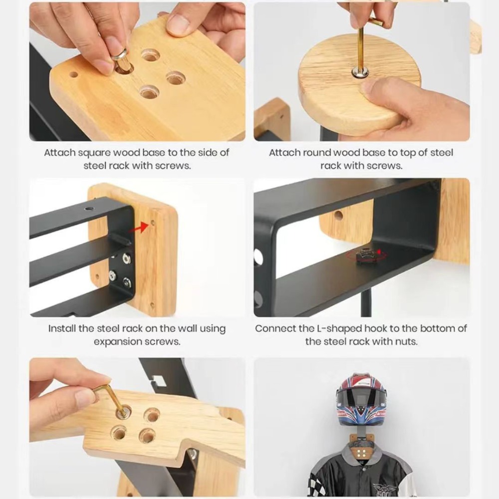 Suporte de Parede para Equipam - Motorcycle Helmets avaliação e preço