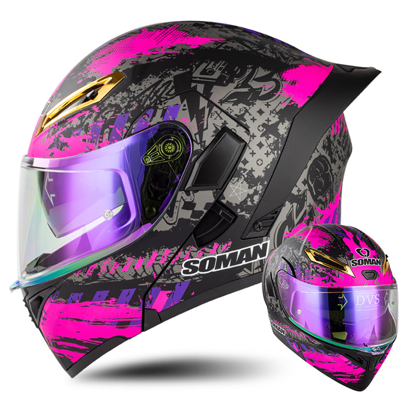 Capacete de motocicleta DOT ap - Modular Flip Up Motorcycle Helmet Dot Approved avaliação e preço