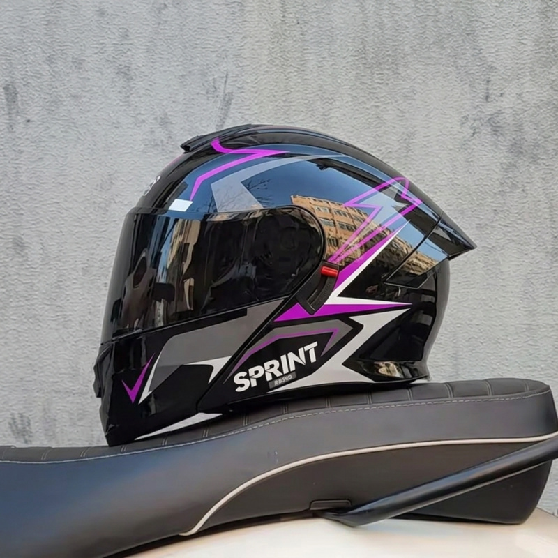 Capacete de Motocicleta Modula - Modular Flip Up Motorcycle Helmet Dot Approved avaliação e preço