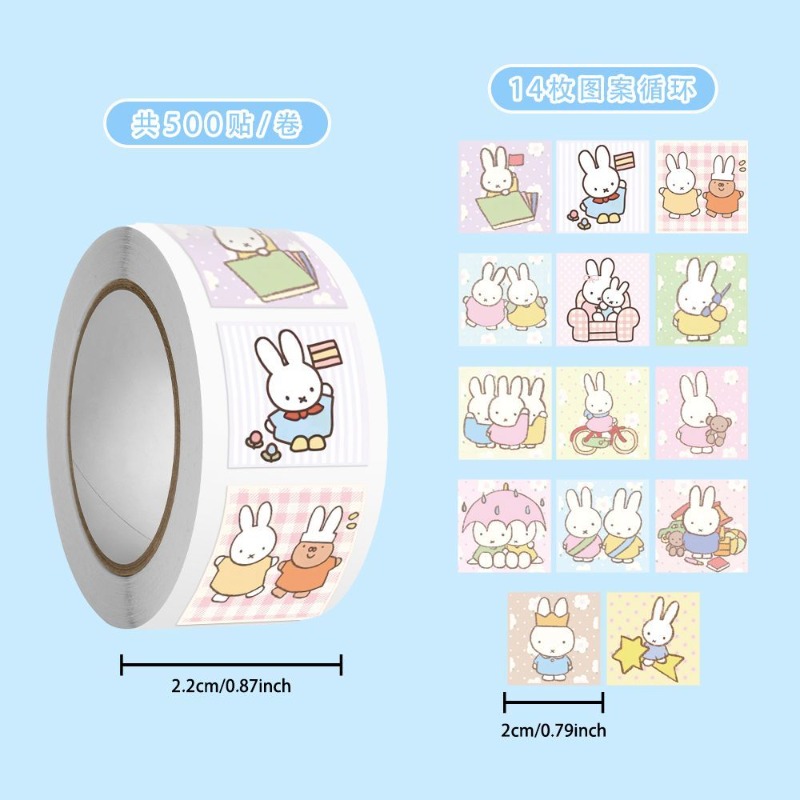 Miffy 500 Adesivos em Rolo de  - Atv Parts avaliação e preço