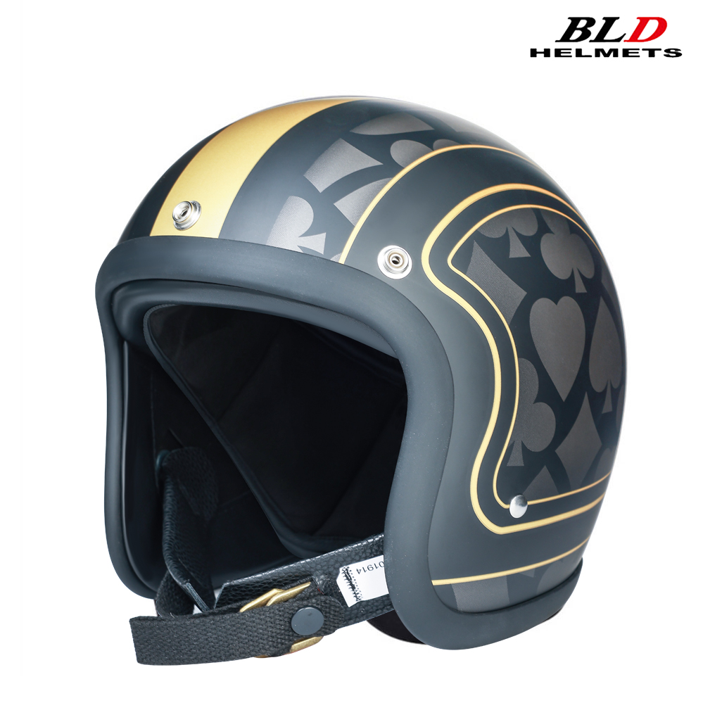 Baixo perfil japão estilo core - Vintage Open Face Retro Helmet avaliação e preço