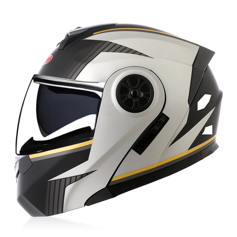 Capacete Modular de Alta Quali - Modular Flip Up Motorcycle Helmet Dot Approved avaliação e preço