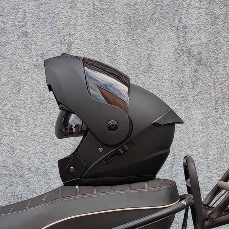 ORZ Mais recente DOT aprovado  - Dual Visor Motorcycle Racing Helmet avaliação e preço