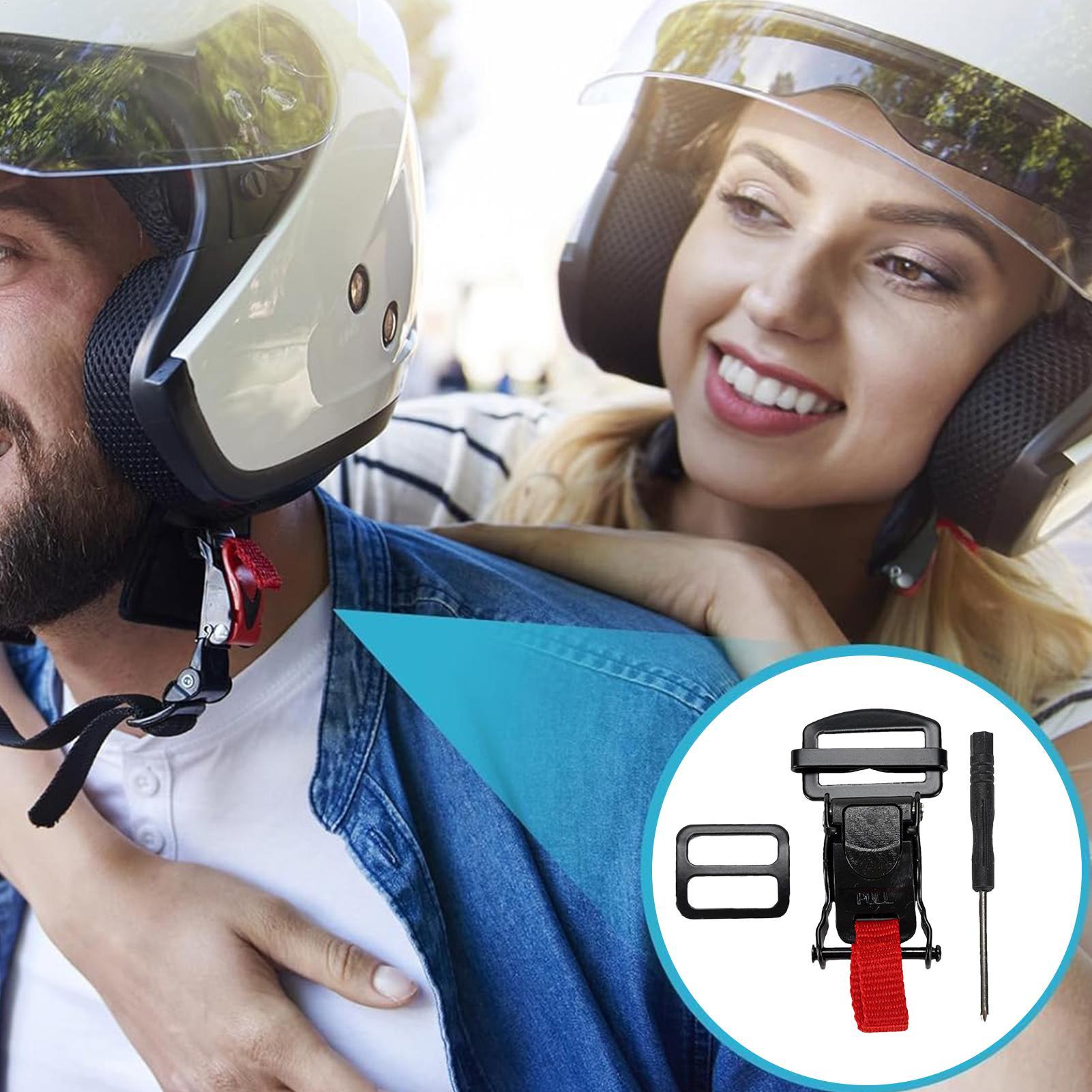 Fivela de Liberação Rápida par - Quick Release Buckle Motorcycle Helmet avaliação e preço