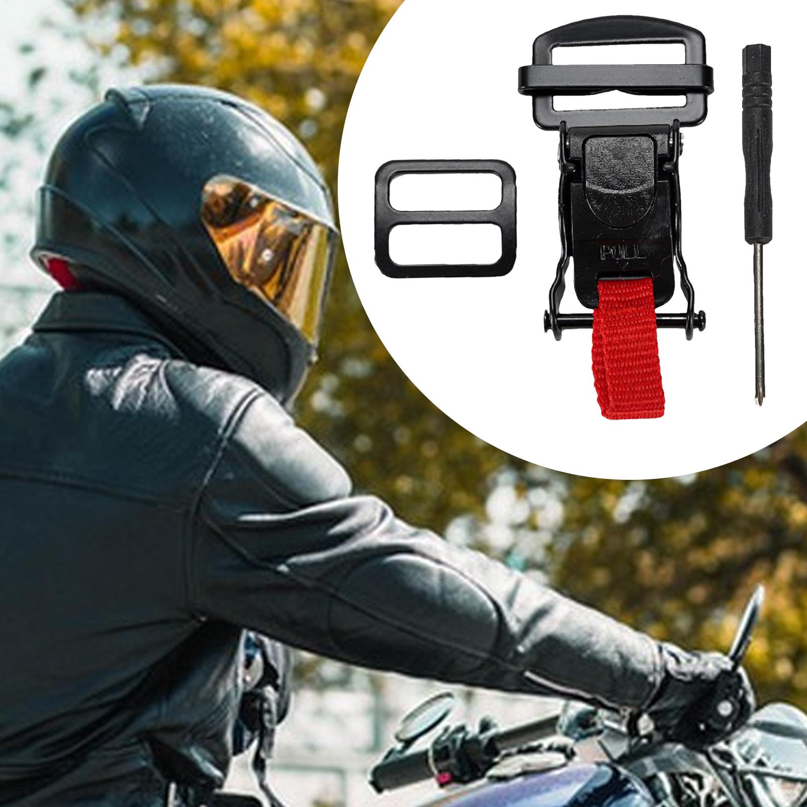 Fivela de Liberação Rápida par - Quick Release Buckle Motorcycle Helmet avaliação e preço