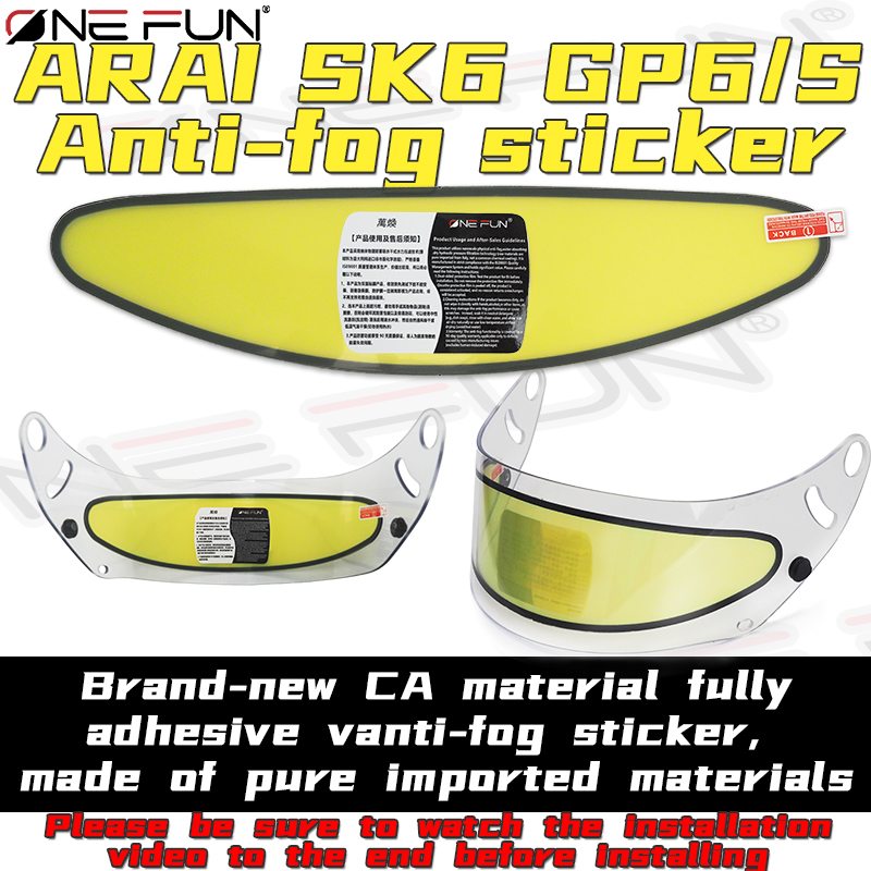 Viseira antiembaçante SK6 para - Motorcycle Helmet Anti Fog Pinlock Shield avaliação e preço