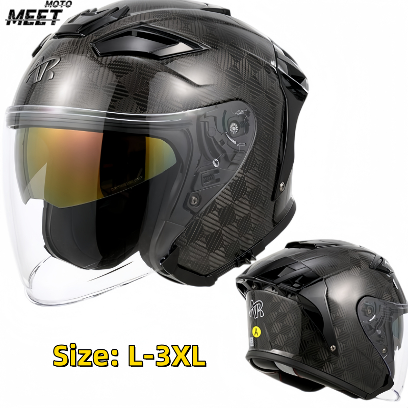 Capacete de Motocicleta Integr - Carbon Fiber Lightweight Motorcycle Helmet avaliação e preço