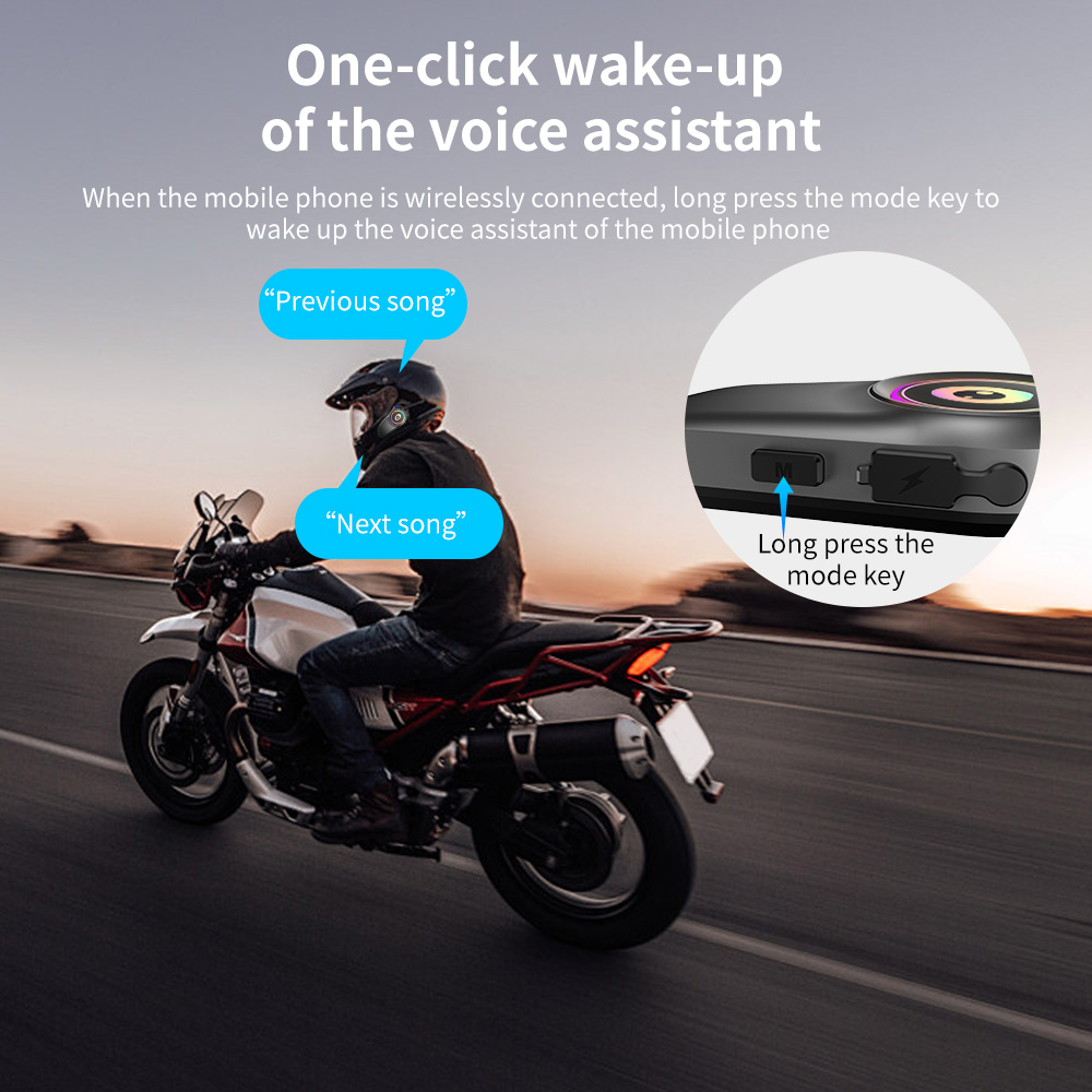 Fone de Ouvido para Motociclet - Universal Motorcycle Helmet Intercom Headset avaliação e preço