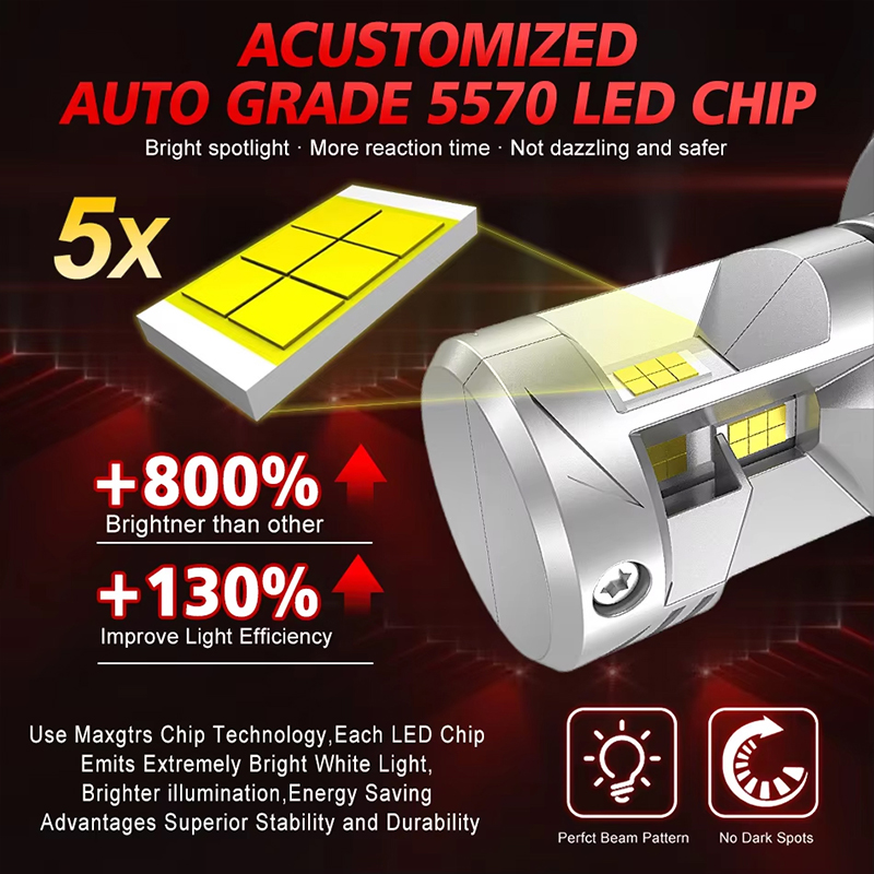 Faróis LED H4 Canbus 12V 9003  - Universal Motorcycle Led Headlight Projector avaliação e preço