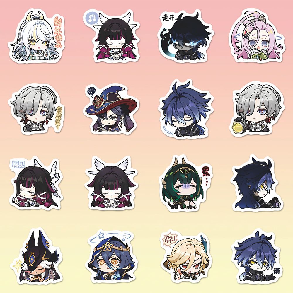 64PCS Adesivos de Anime Genshi - Motorcycle Helmets avaliação e preço